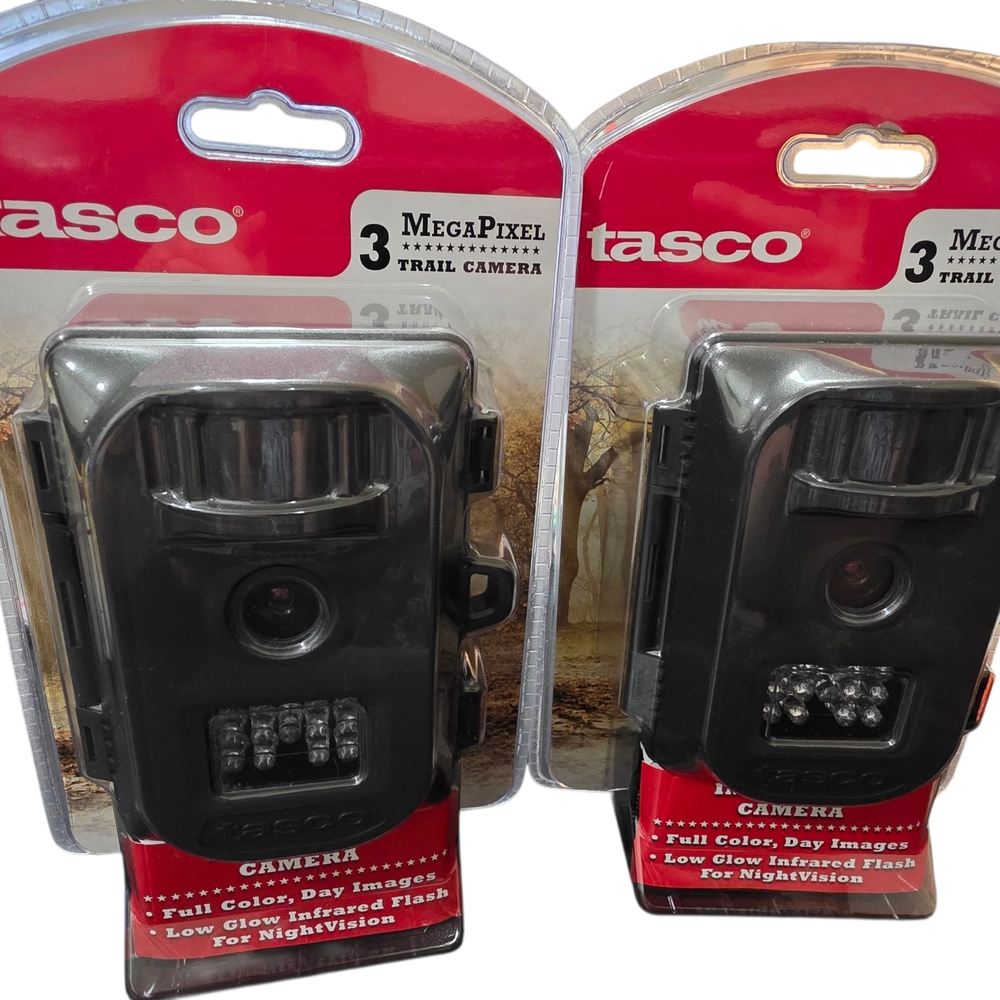 2 Tasco Trail Cameras. Image Only. 3 Megapixel. Brand New!